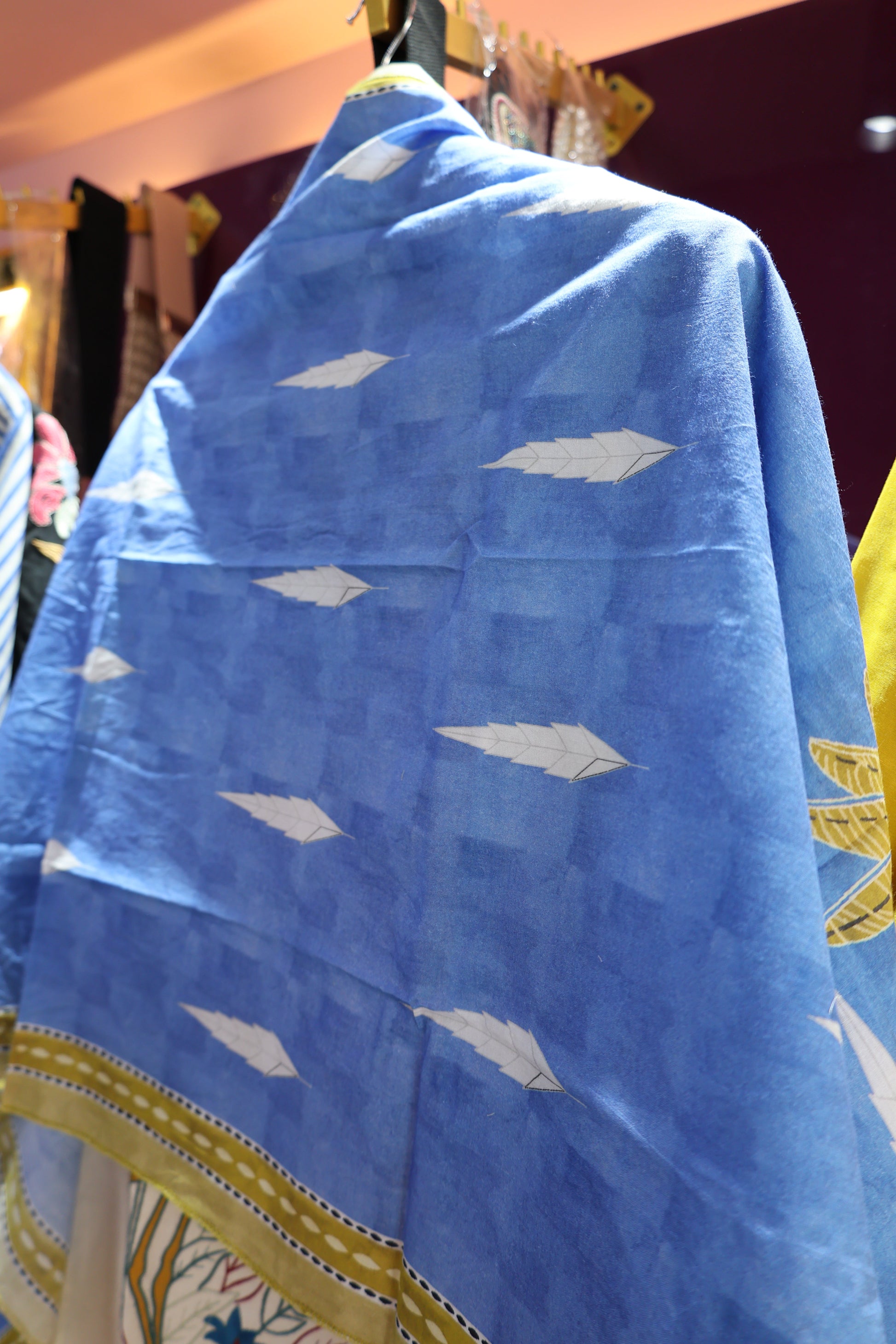 Mulmul Cotton Straight Cut Suit | Braj Bhumi Print | Ethnic Elegance - Har Pal Fashionable