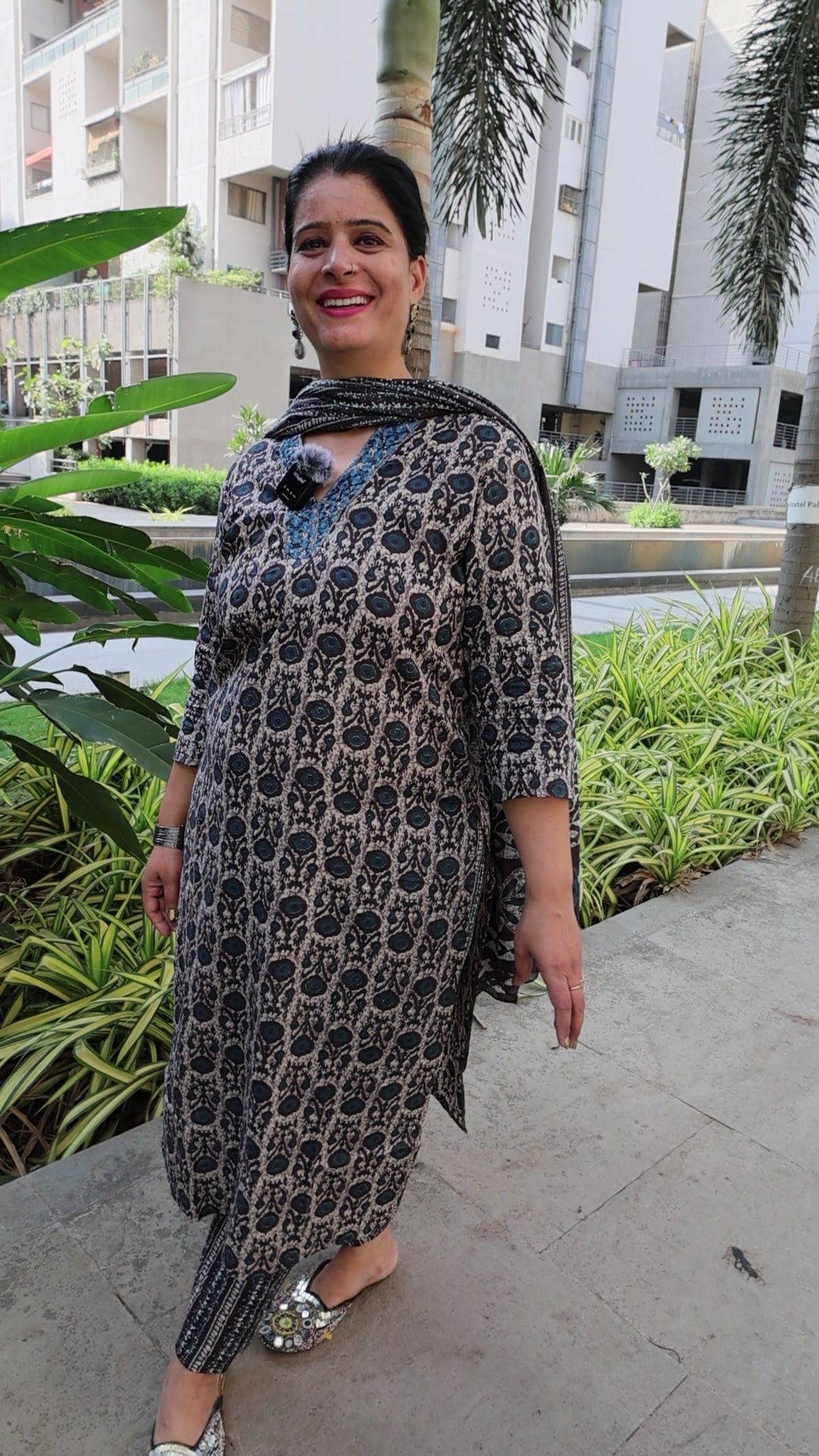 Pure Cotton Straight Cut Suit | Kalamkari Print | Elegant Ethnic Wear - Har Pal Fashionable